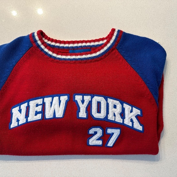 Retro Knitted NEW YORK Embroidered Patches Sweater - Picture 4 of 4